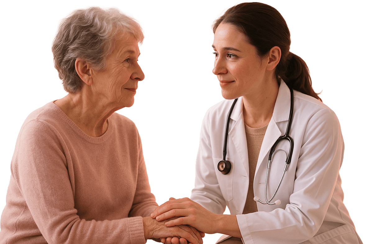 Doctor and patient image