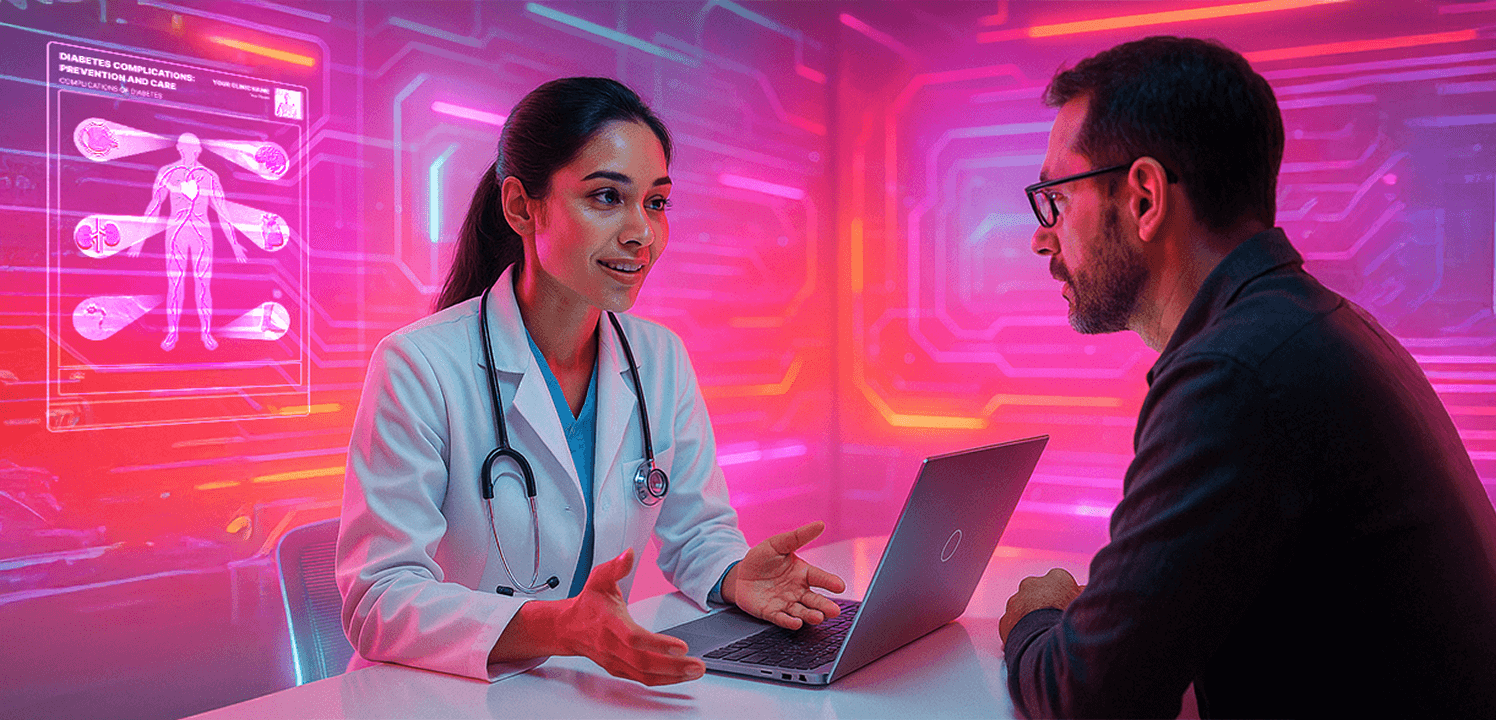 Doctor patient consulation image